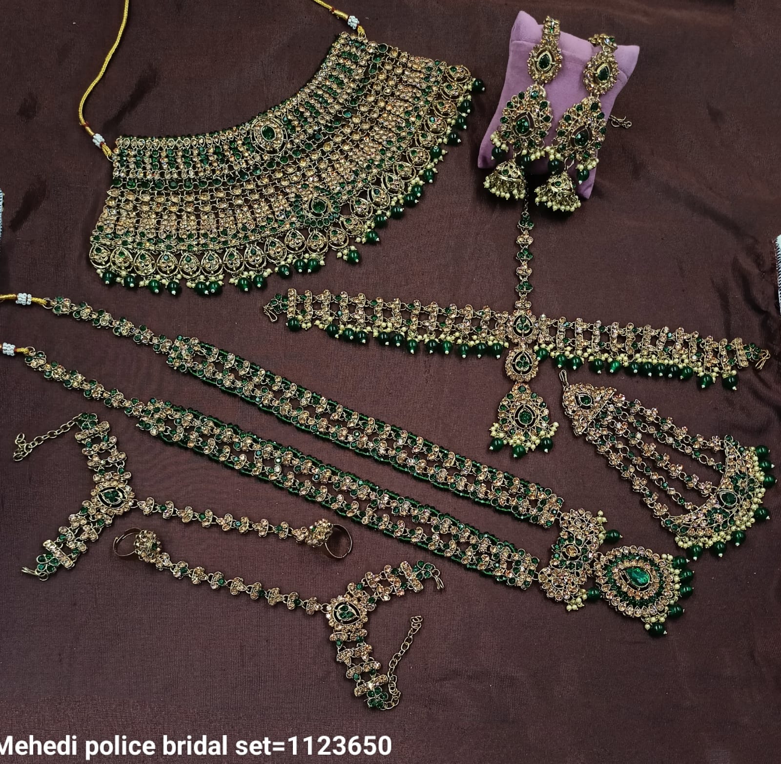 Heavy Bridal Jewelry Set – Intricate Handcrafted Design for Weddings